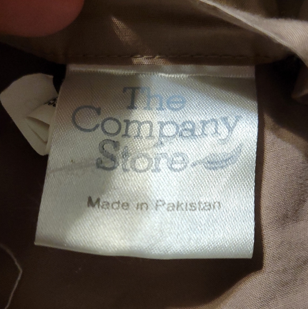 The Company Store King Duvet Cover Chocolate Brown 🤎